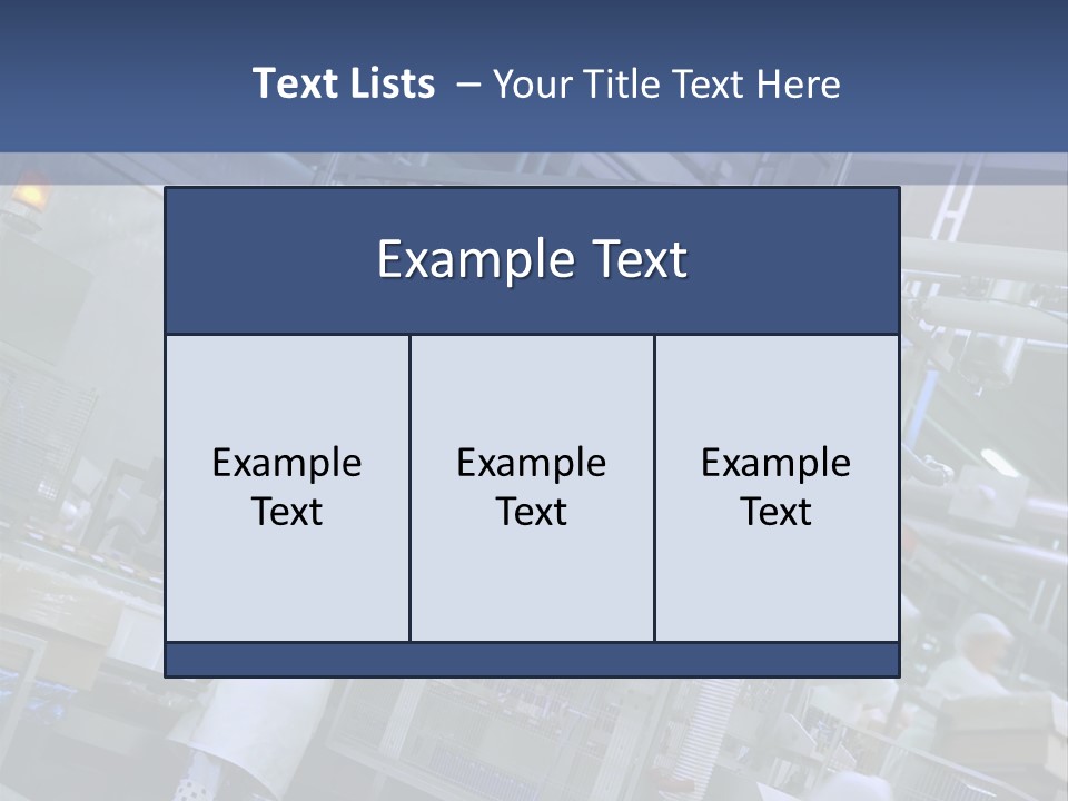 A Factory Filled With Lots Of Machines And Workers PowerPoint Template