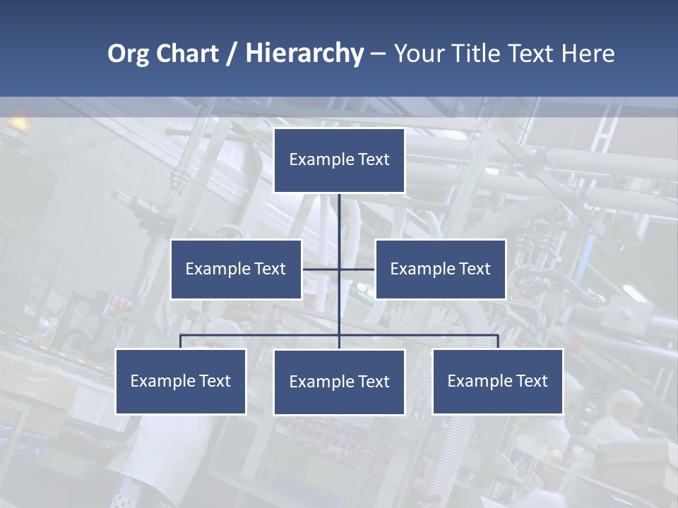 A Factory Filled With Lots Of Machines And Workers PowerPoint Template