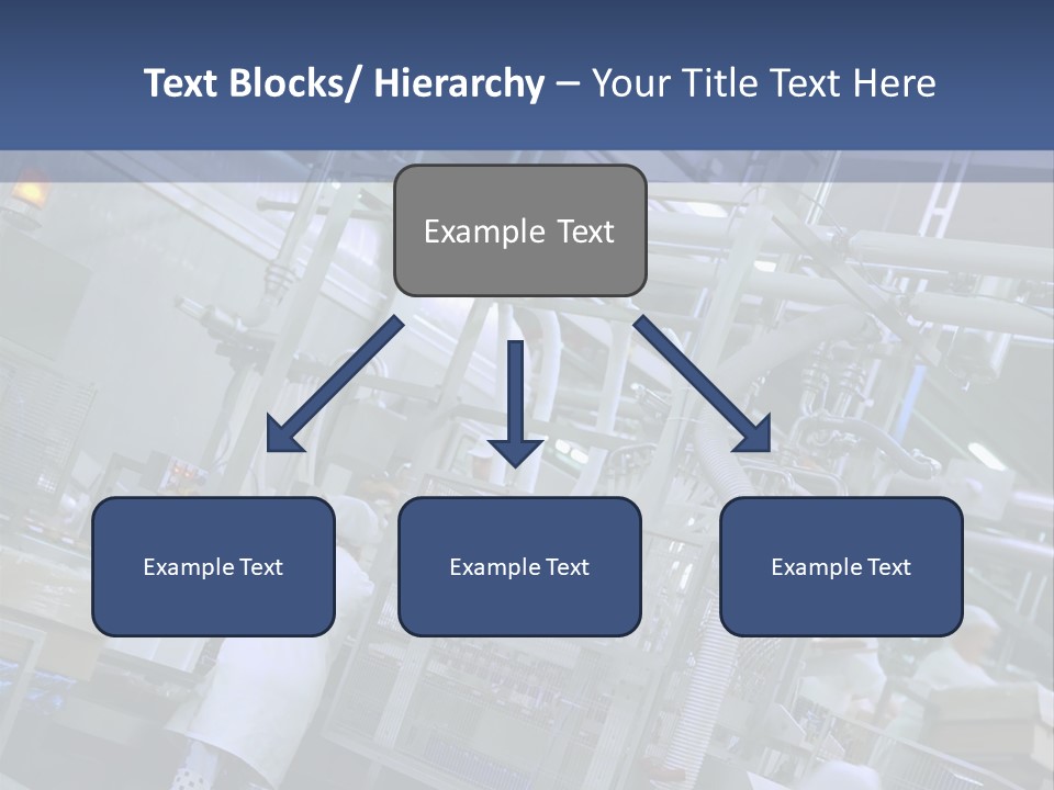 A Factory Filled With Lots Of Machines And Workers PowerPoint Template