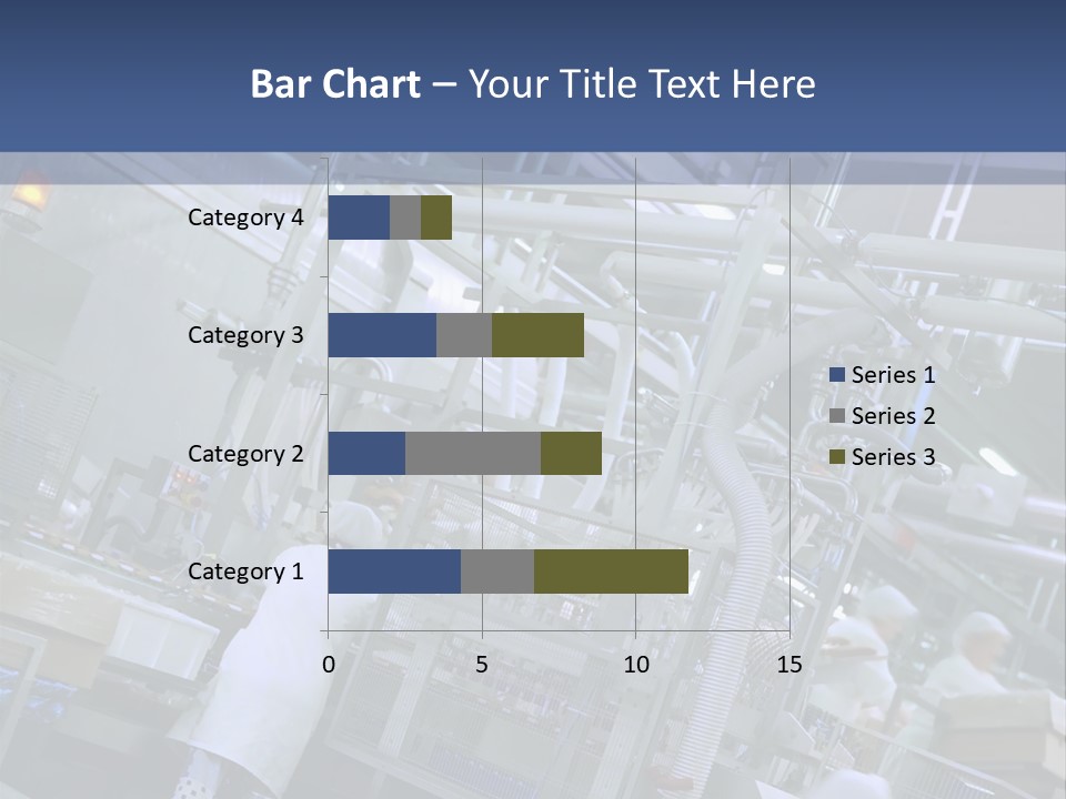 A Factory Filled With Lots Of Machines And Workers PowerPoint Template