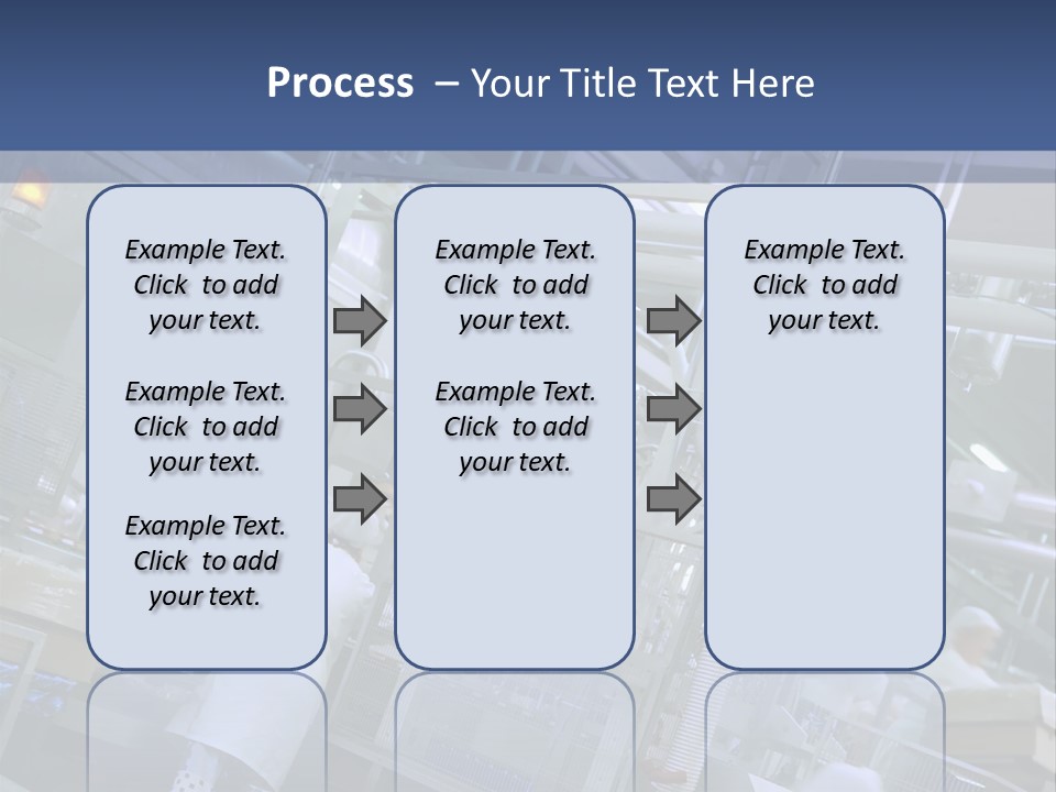 A Factory Filled With Lots Of Machines And Workers PowerPoint Template