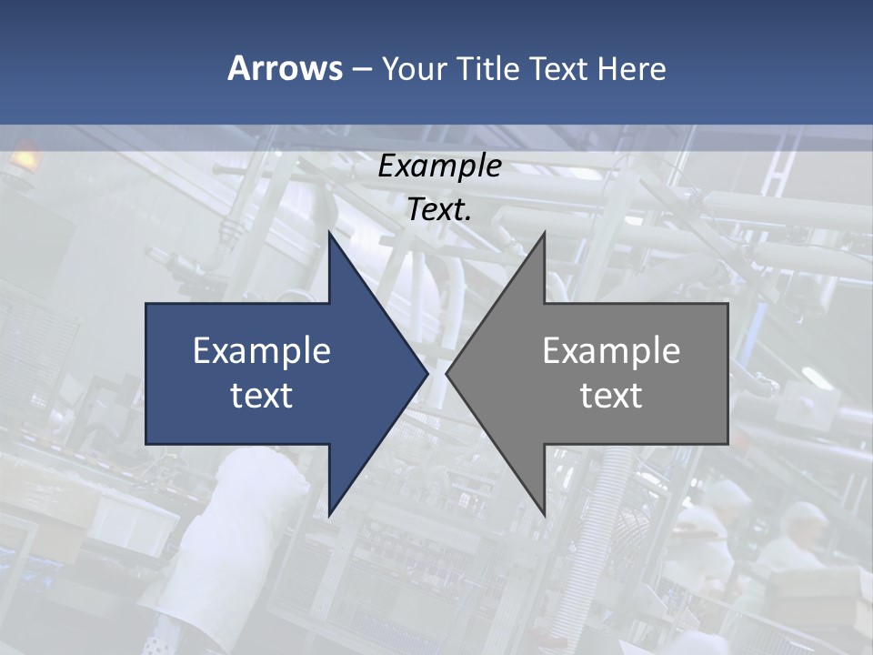 A Factory Filled With Lots Of Machines And Workers PowerPoint Template