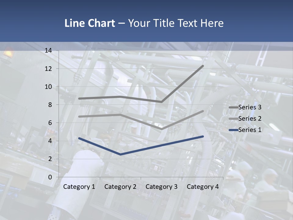 A Factory Filled With Lots Of Machines And Workers PowerPoint Template