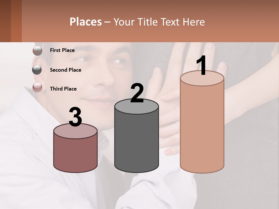 A Man And A Woman Hugging Each Other PowerPoint Template