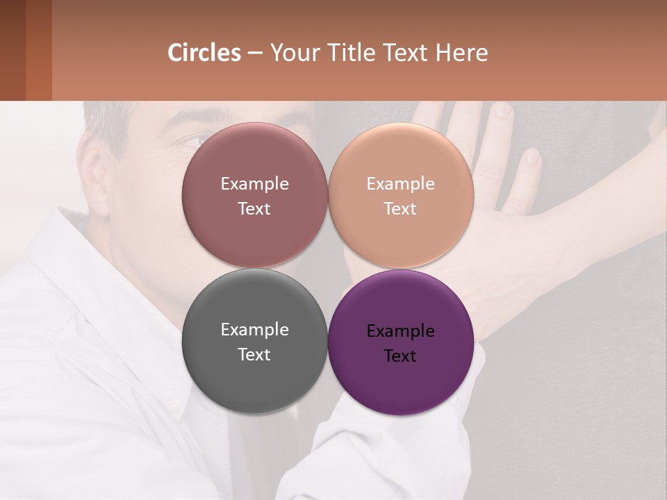 A Man And A Woman Hugging Each Other PowerPoint Template