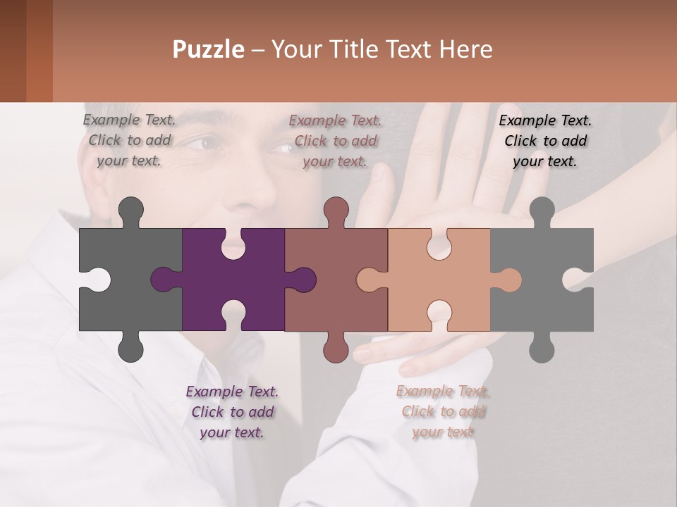 A Man And A Woman Hugging Each Other PowerPoint Template