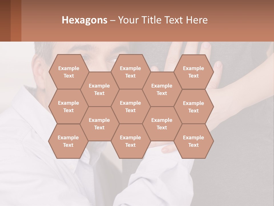 A Man And A Woman Hugging Each Other PowerPoint Template