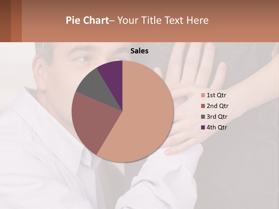 A Man And A Woman Hugging Each Other PowerPoint Template