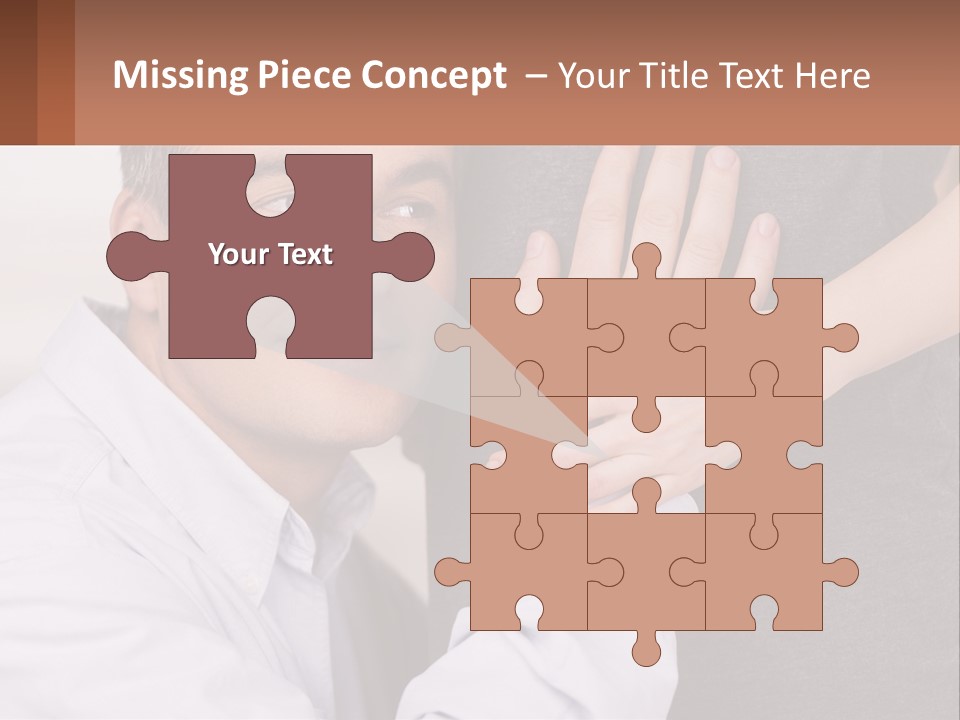 A Man And A Woman Hugging Each Other PowerPoint Template