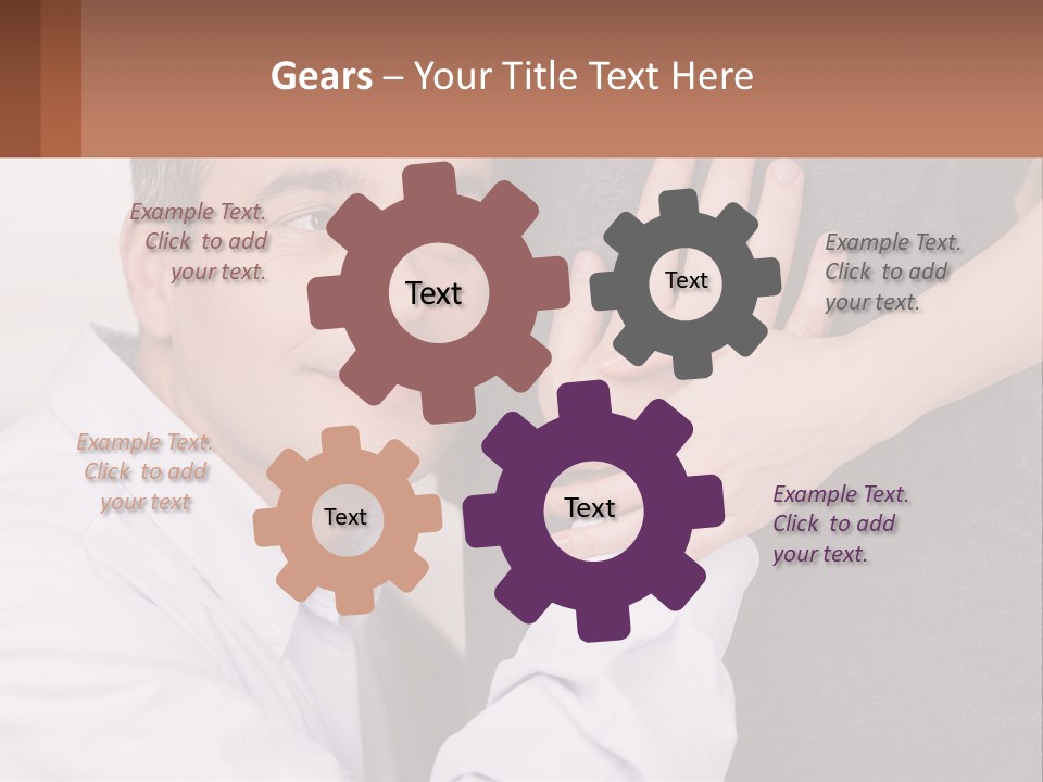 A Man And A Woman Hugging Each Other PowerPoint Template