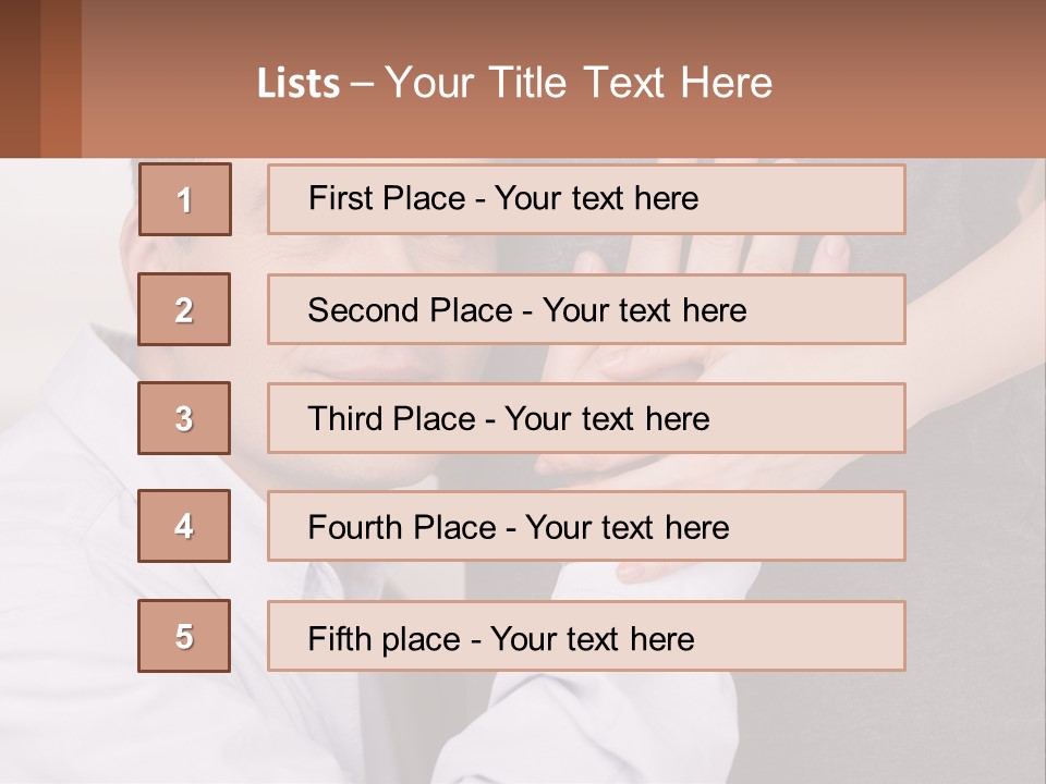 A Man And A Woman Hugging Each Other PowerPoint Template