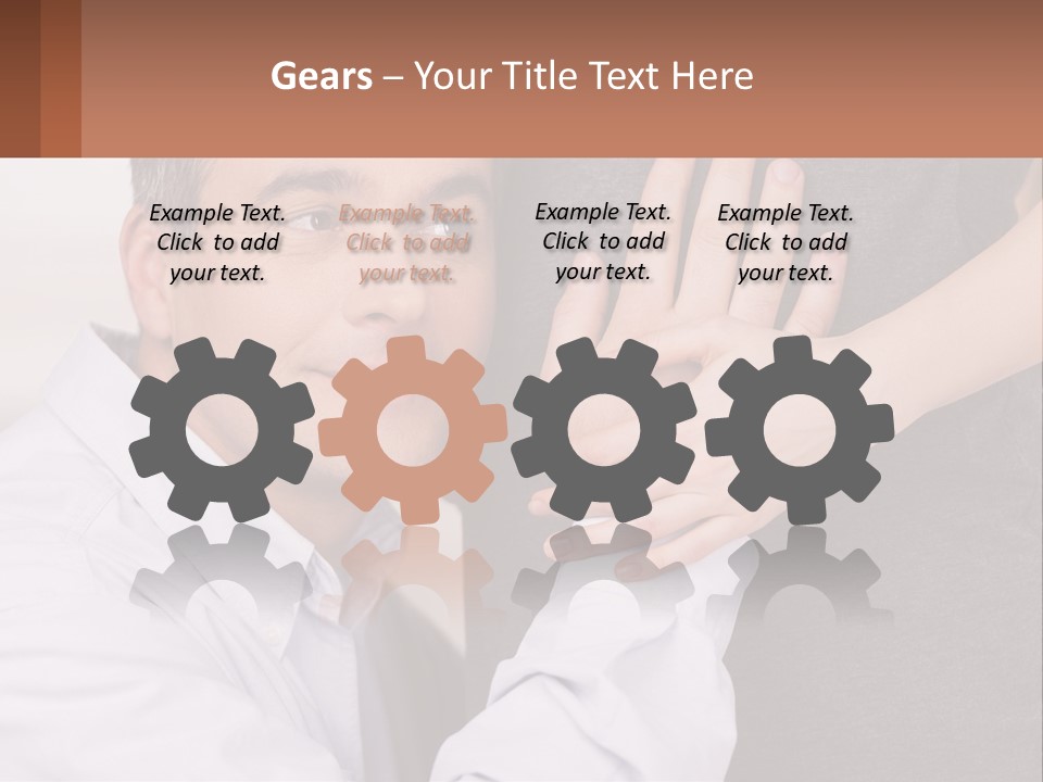 A Man And A Woman Hugging Each Other PowerPoint Template