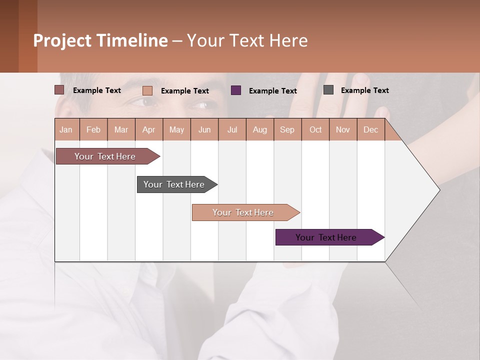 A Man And A Woman Hugging Each Other PowerPoint Template