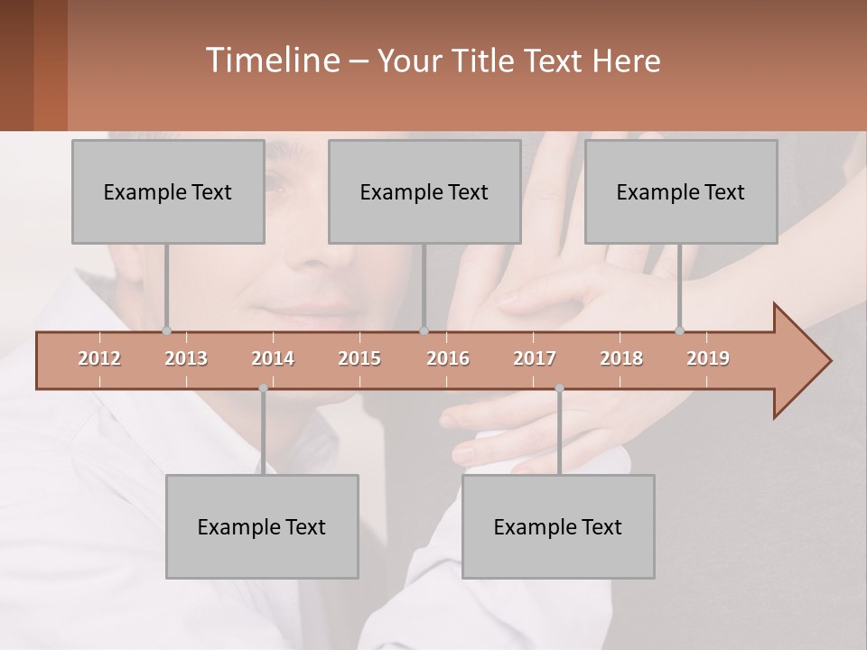 A Man And A Woman Hugging Each Other PowerPoint Template