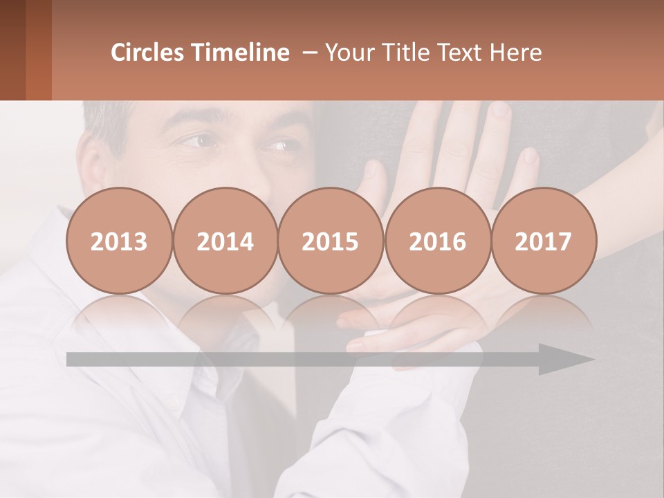 A Man And A Woman Hugging Each Other PowerPoint Template