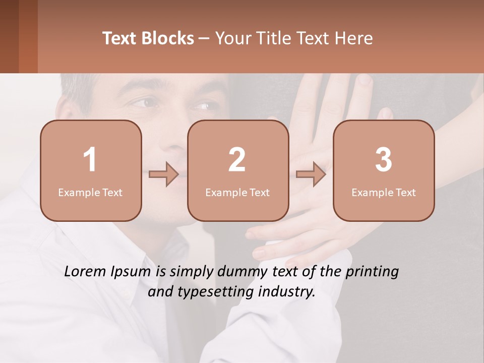 A Man And A Woman Hugging Each Other PowerPoint Template