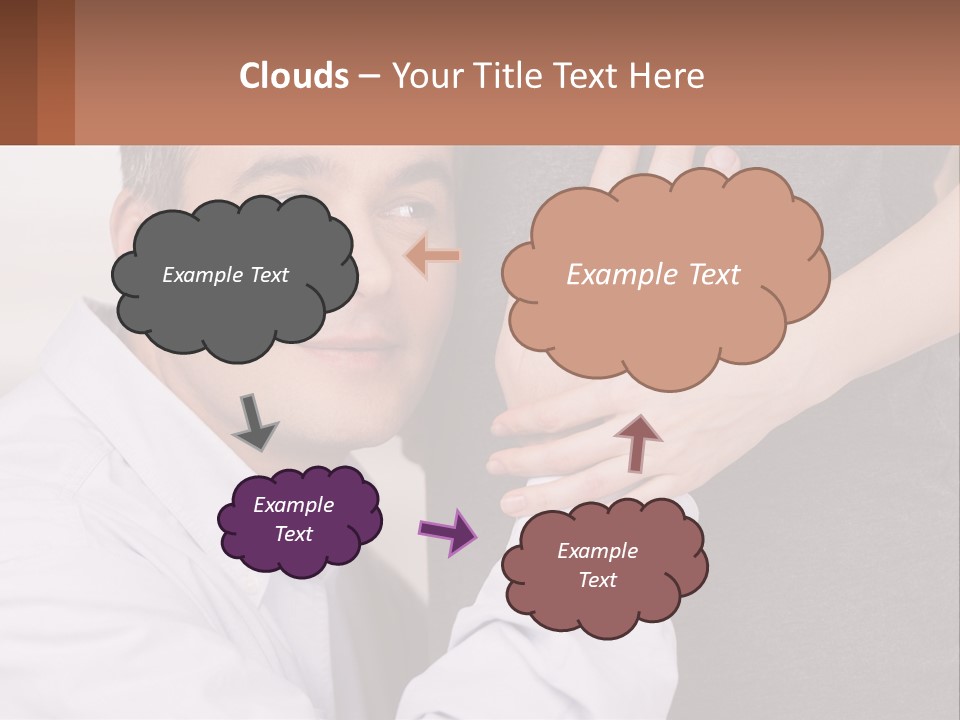 A Man And A Woman Hugging Each Other PowerPoint Template
