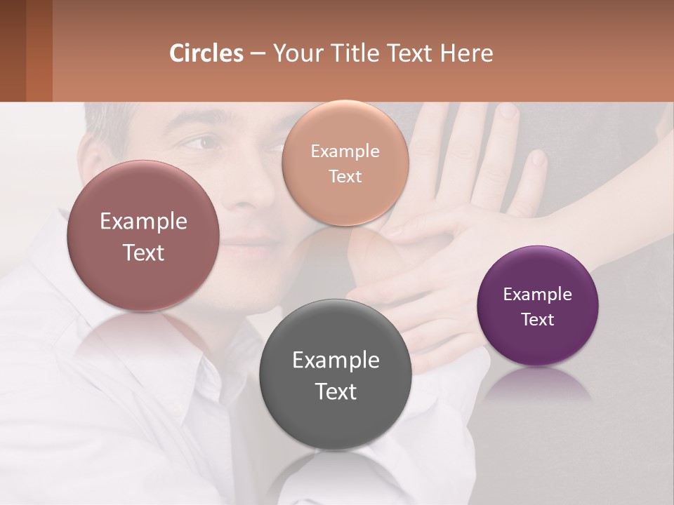 A Man And A Woman Hugging Each Other PowerPoint Template