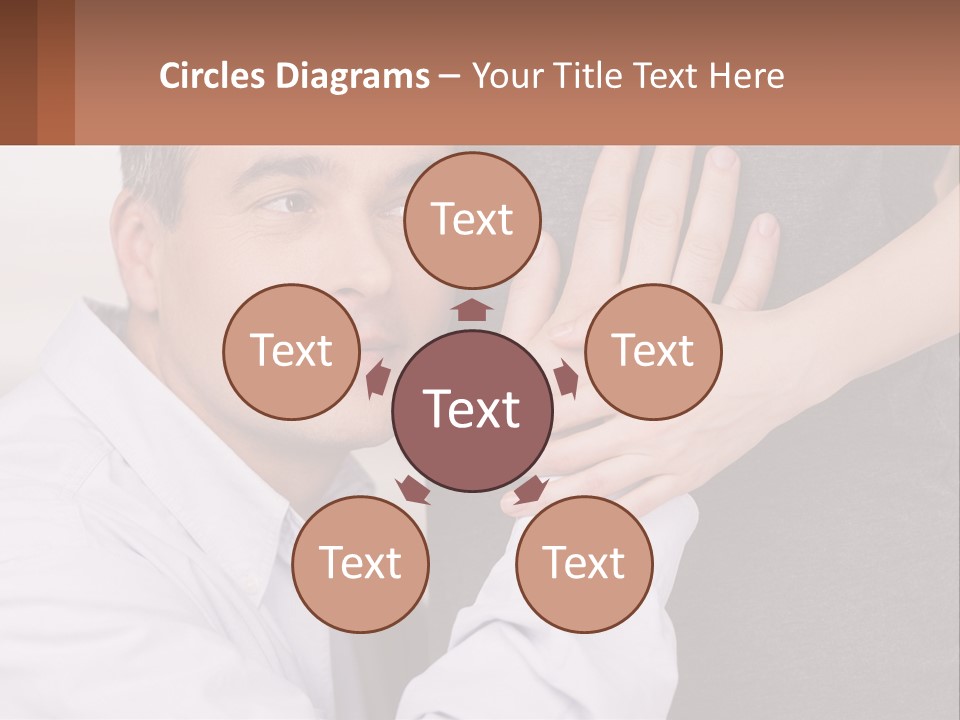 A Man And A Woman Hugging Each Other PowerPoint Template