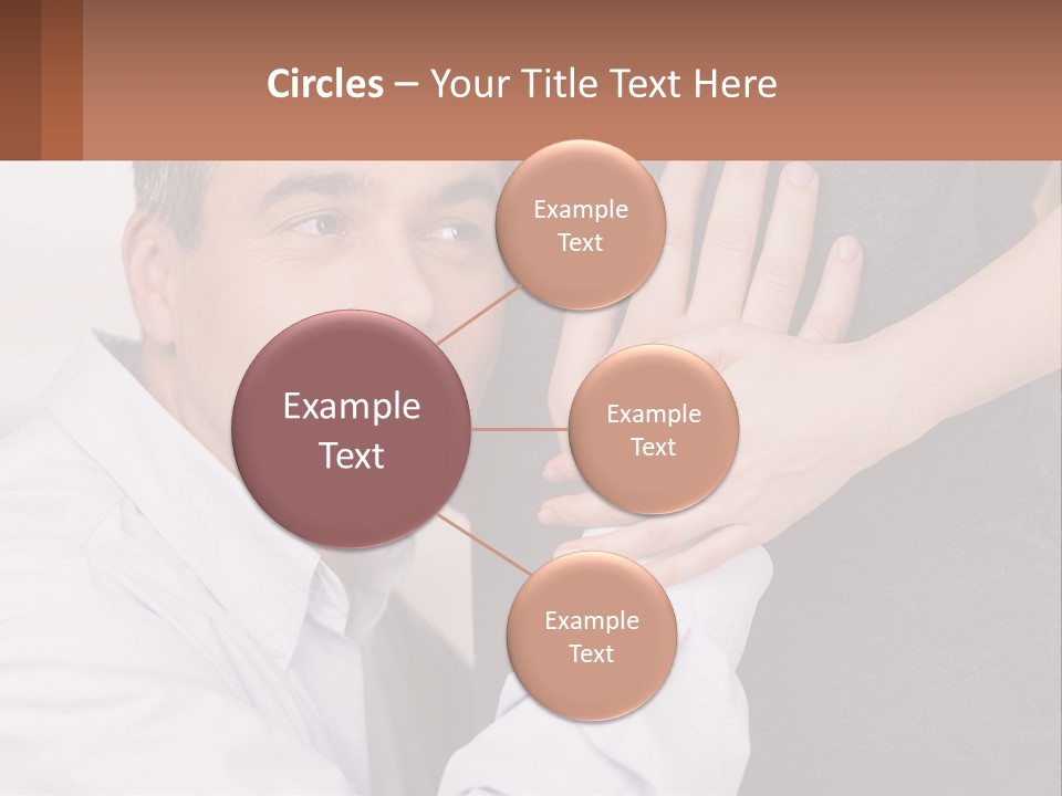 A Man And A Woman Hugging Each Other PowerPoint Template