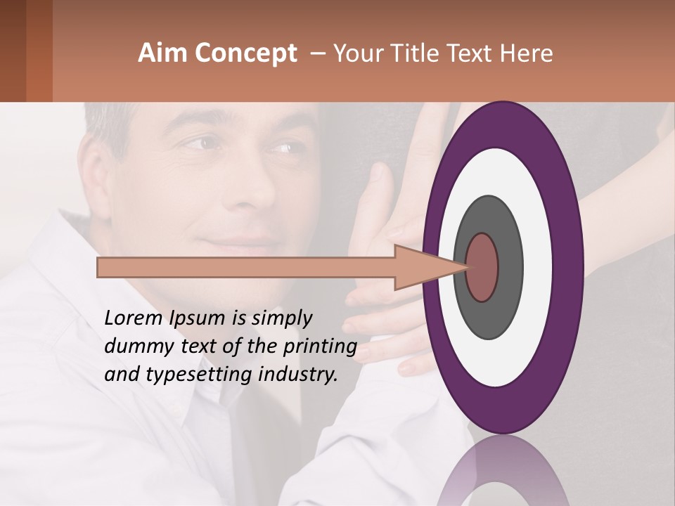 A Man And A Woman Hugging Each Other PowerPoint Template