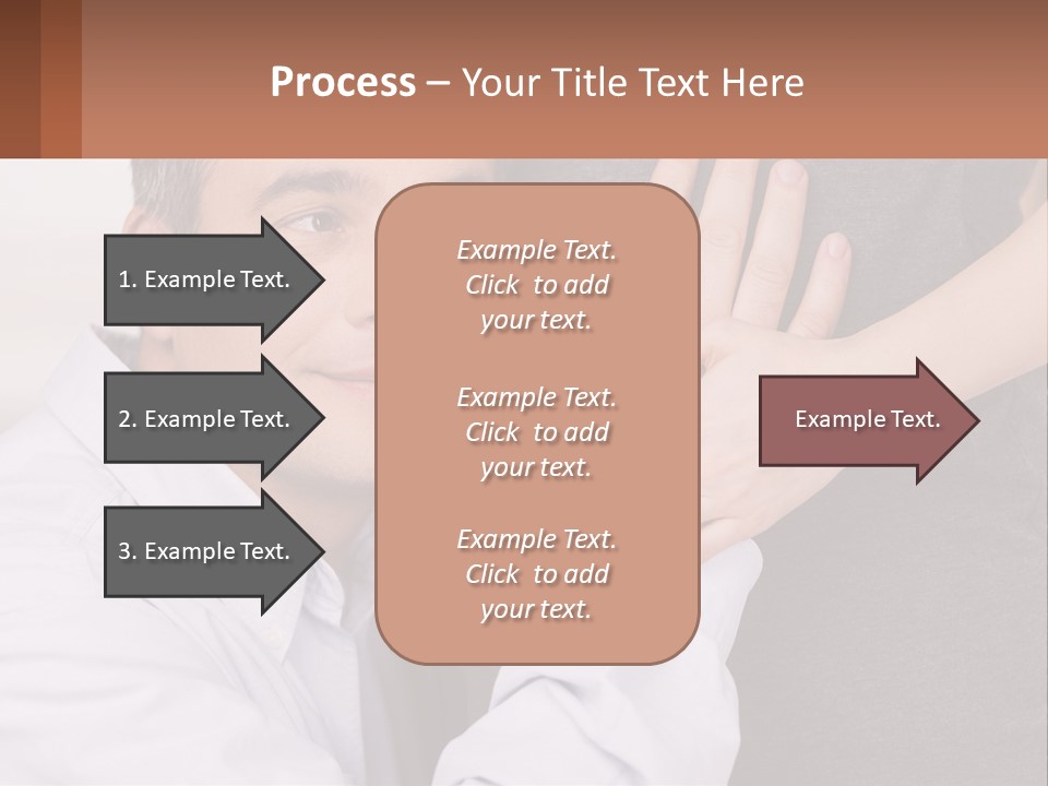 A Man And A Woman Hugging Each Other PowerPoint Template
