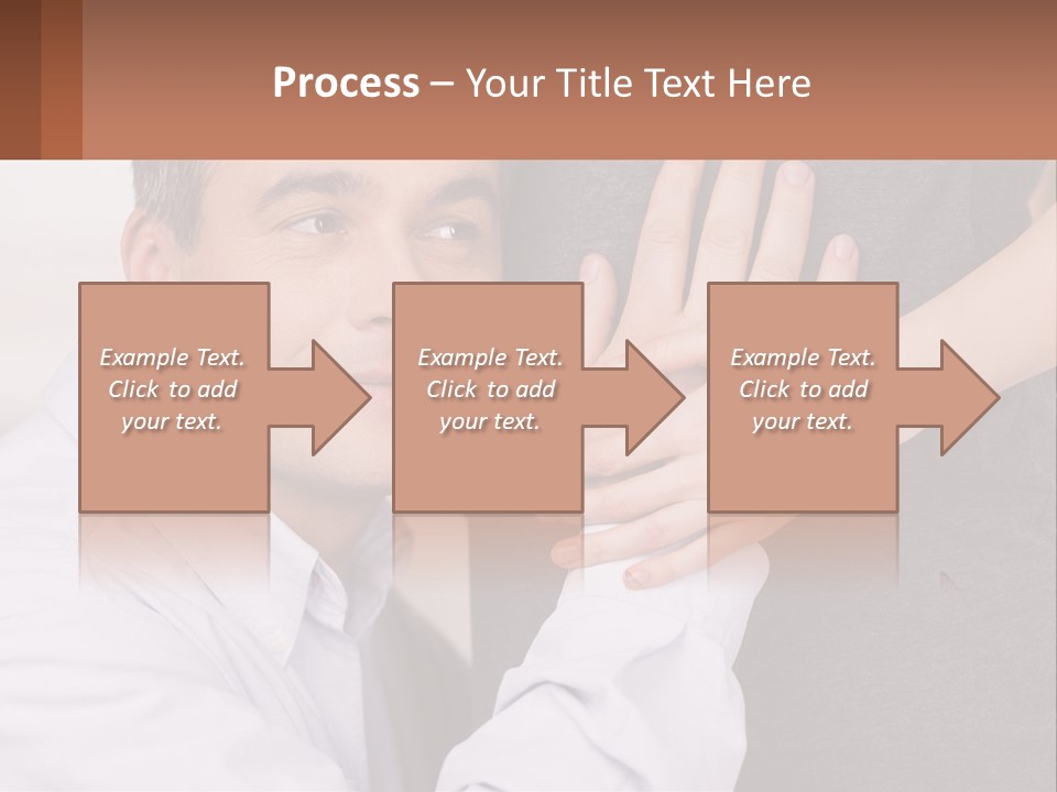 A Man And A Woman Hugging Each Other PowerPoint Template