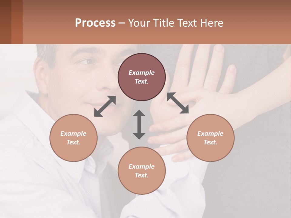 A Man And A Woman Hugging Each Other PowerPoint Template