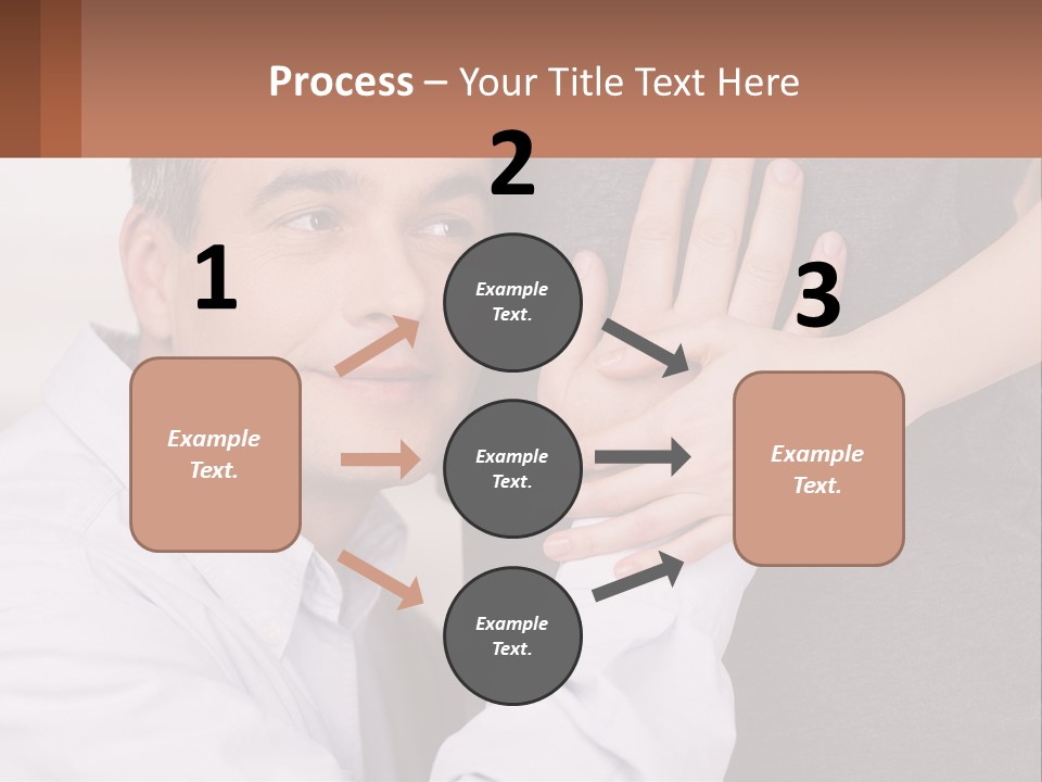 A Man And A Woman Hugging Each Other PowerPoint Template
