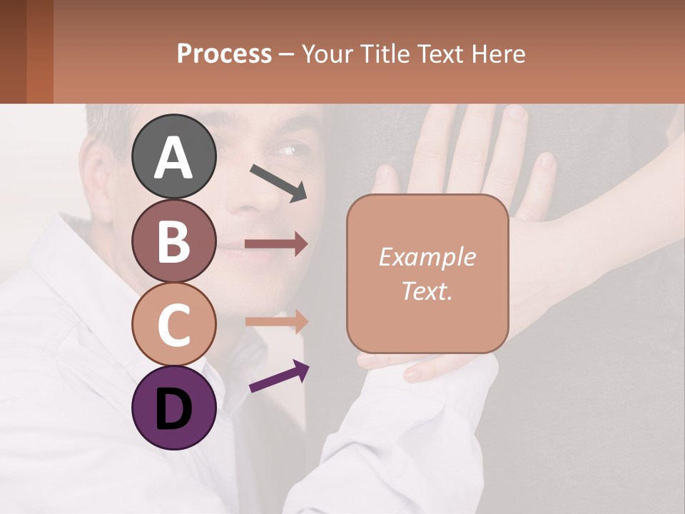 A Man And A Woman Hugging Each Other PowerPoint Template