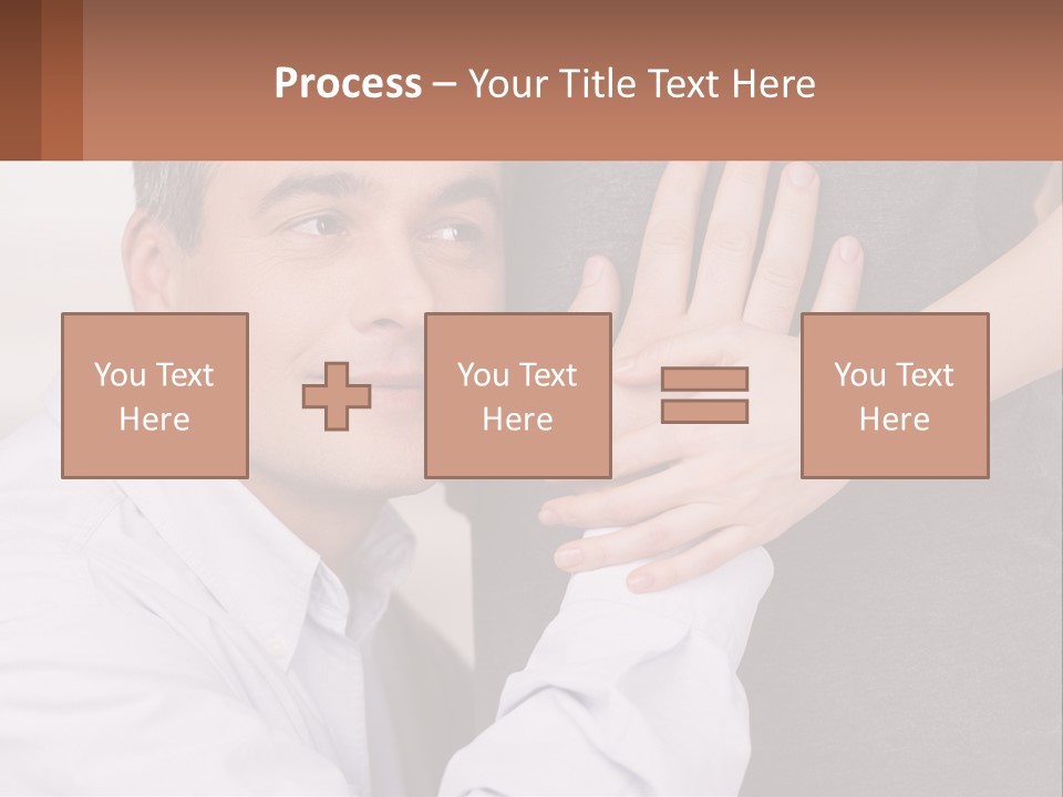 A Man And A Woman Hugging Each Other PowerPoint Template
