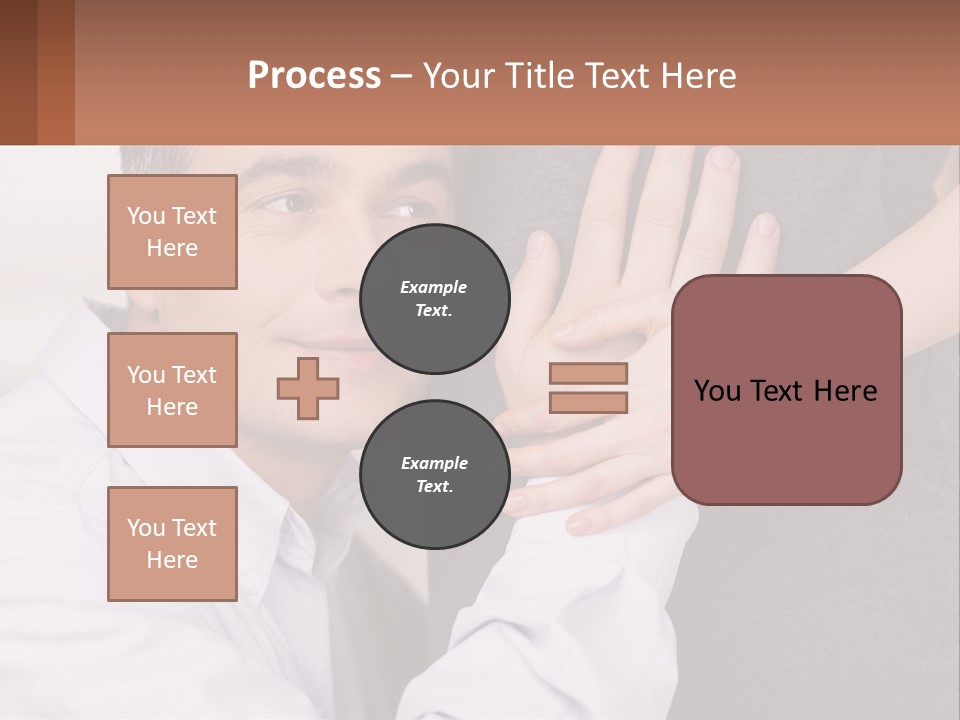 A Man And A Woman Hugging Each Other PowerPoint Template