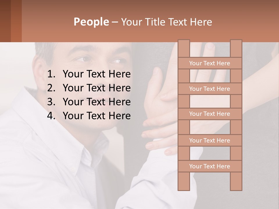 A Man And A Woman Hugging Each Other PowerPoint Template