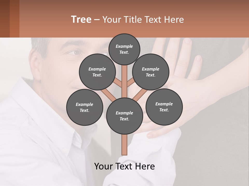 A Man And A Woman Hugging Each Other PowerPoint Template