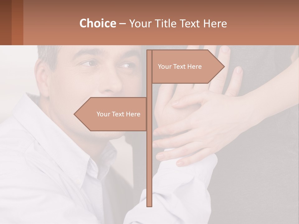 A Man And A Woman Hugging Each Other PowerPoint Template