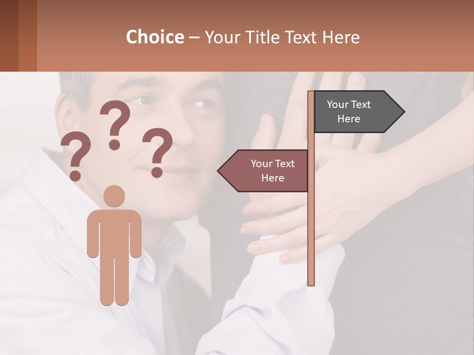 A Man And A Woman Hugging Each Other PowerPoint Template