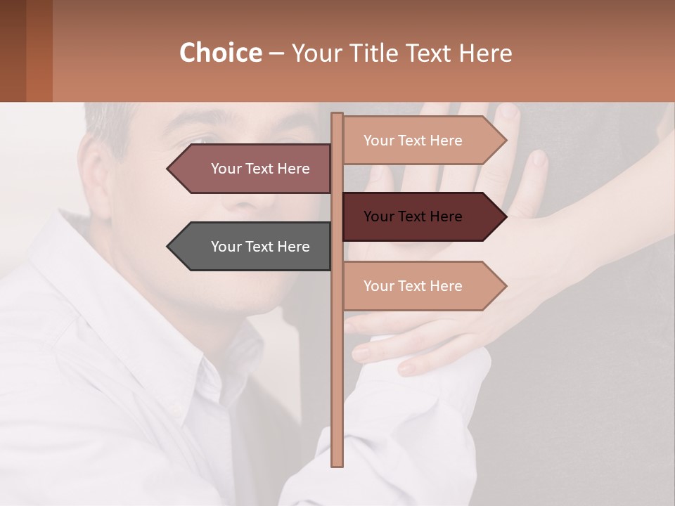 A Man And A Woman Hugging Each Other PowerPoint Template