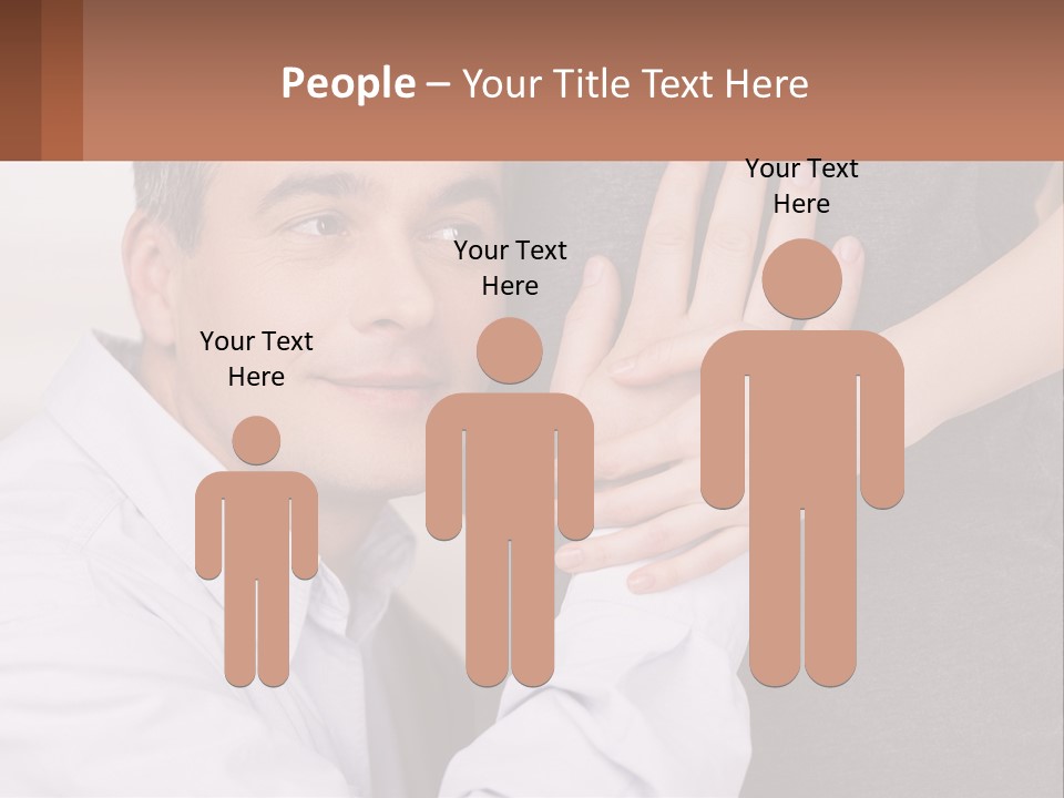 A Man And A Woman Hugging Each Other PowerPoint Template