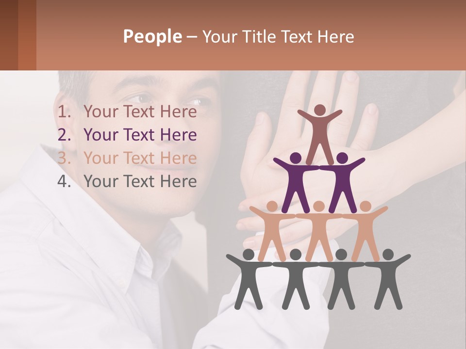 A Man And A Woman Hugging Each Other PowerPoint Template