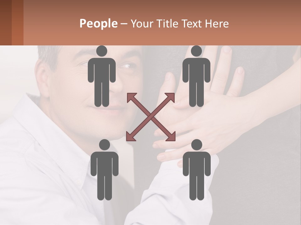 A Man And A Woman Hugging Each Other PowerPoint Template