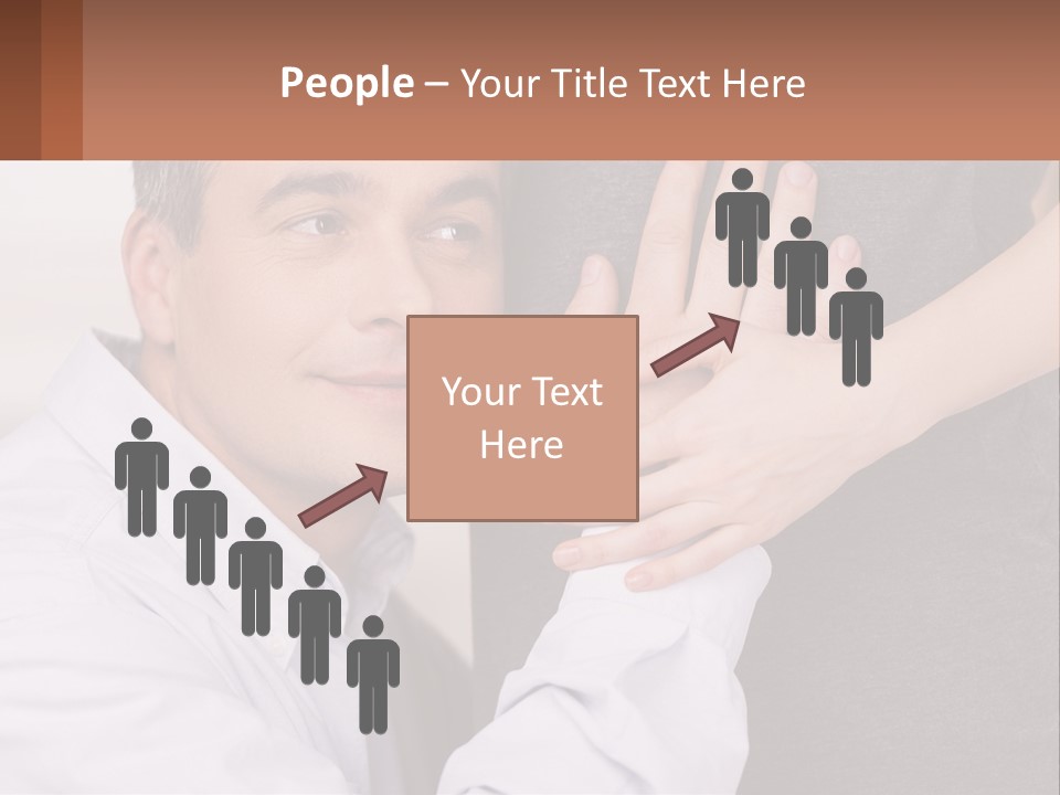 A Man And A Woman Hugging Each Other PowerPoint Template