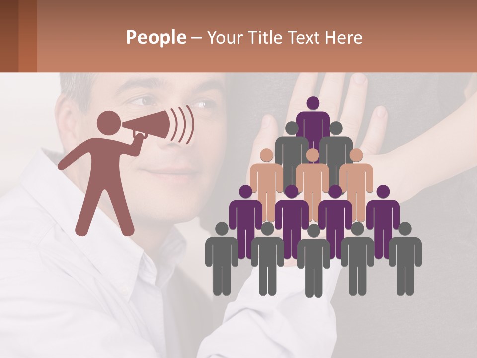 A Man And A Woman Hugging Each Other PowerPoint Template