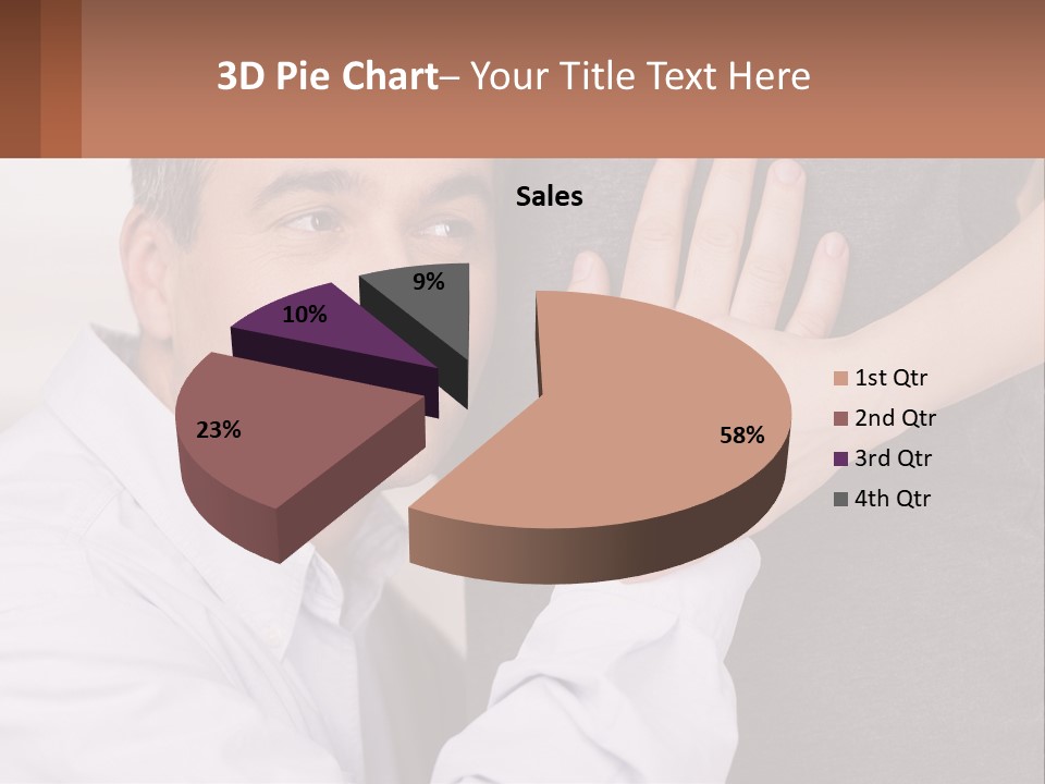 A Man And A Woman Hugging Each Other PowerPoint Template