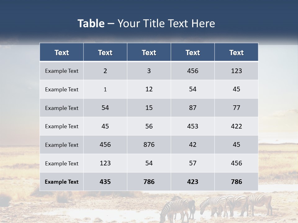 A Group Of Elephants In A Field With A Tree In The Background PowerPoint Template
