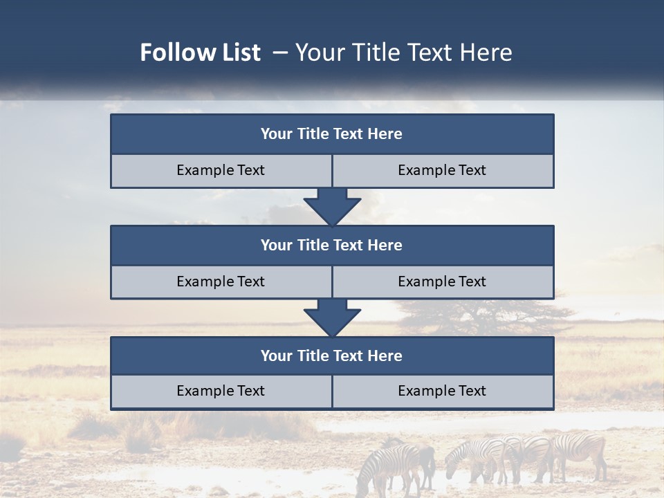 A Group Of Elephants In A Field With A Tree In The Background PowerPoint Template