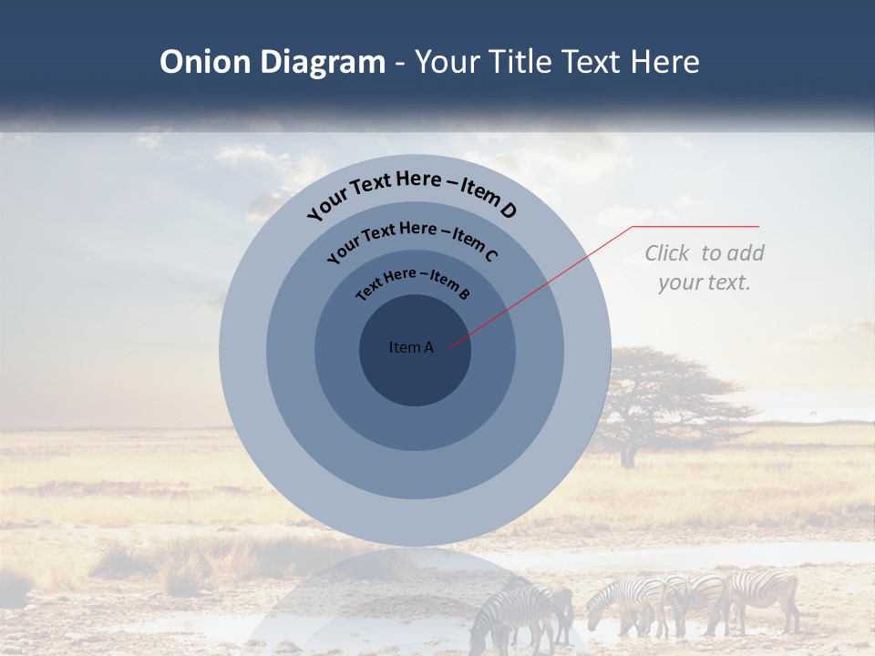 A Group Of Elephants In A Field With A Tree In The Background PowerPoint Template