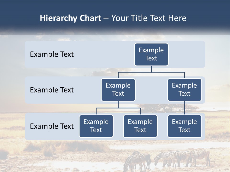 A Group Of Elephants In A Field With A Tree In The Background PowerPoint Template