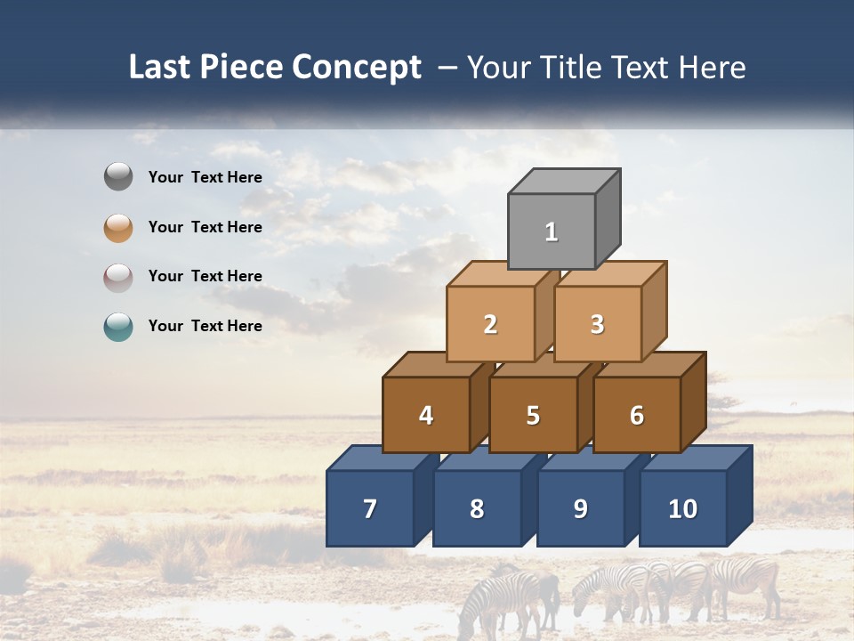 A Group Of Elephants In A Field With A Tree In The Background PowerPoint Template