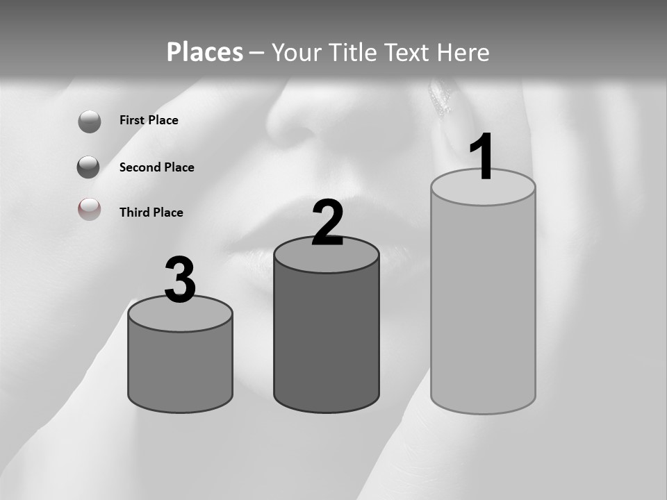 A Woman Covering Her Eyes With Her Hands PowerPoint Template