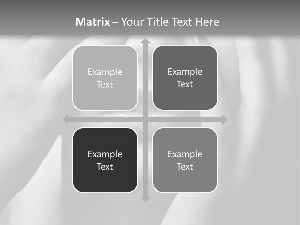 A Woman Covering Her Eyes With Her Hands PowerPoint Template